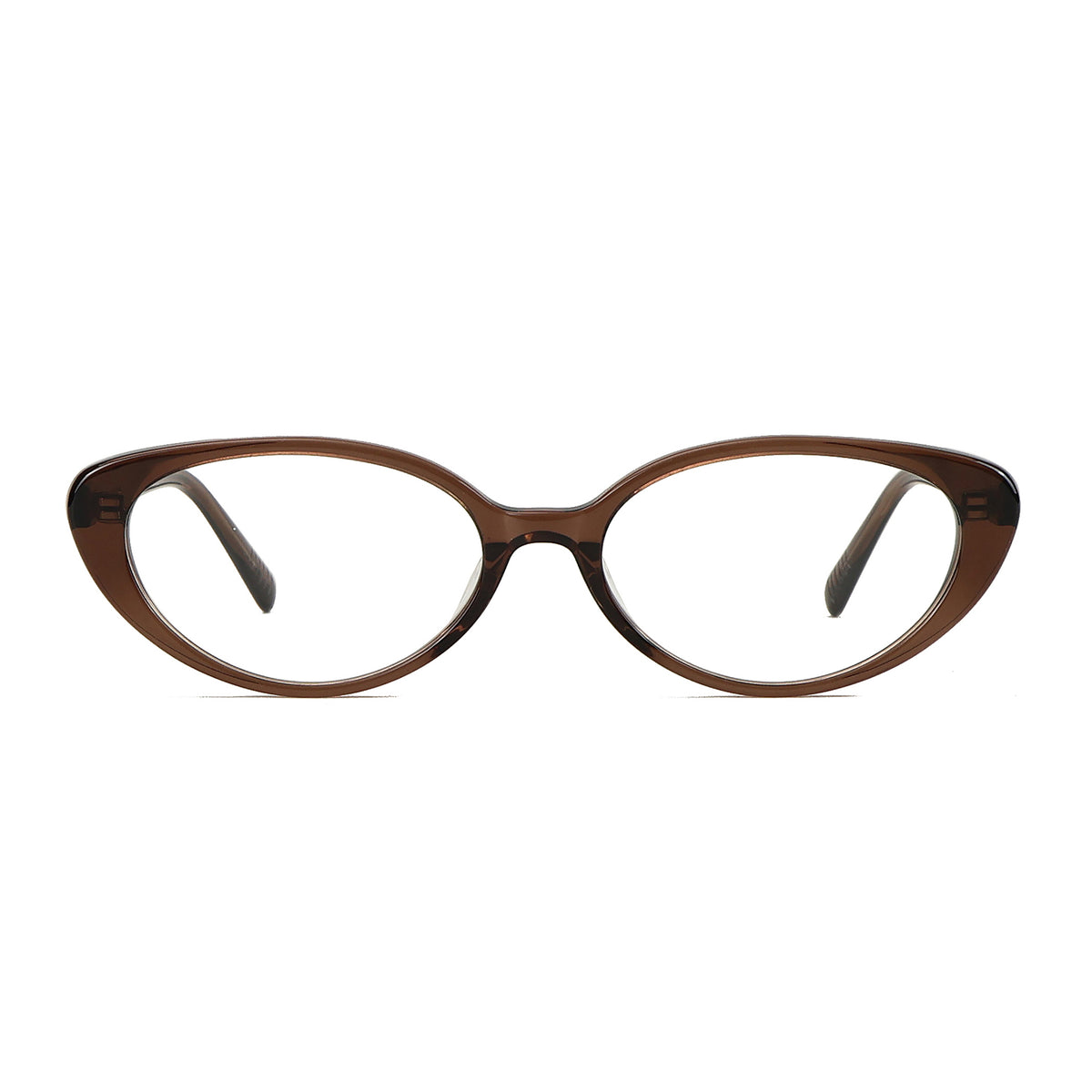 Circe Transparent Brownish silmälasikehykset