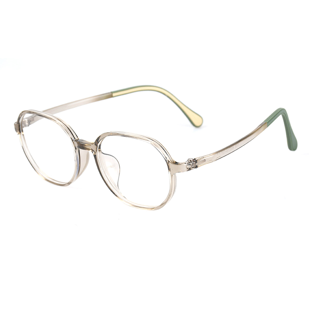 Lila Khaki Transparent silmälasikehykset