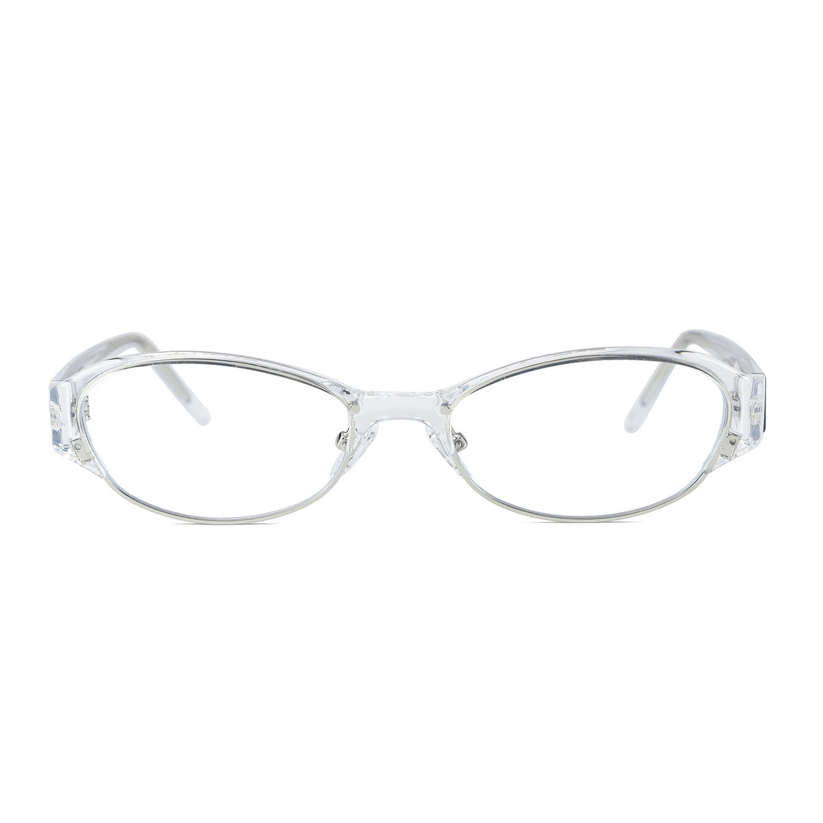 Lyssa Transparent Silver silmälasikehykset