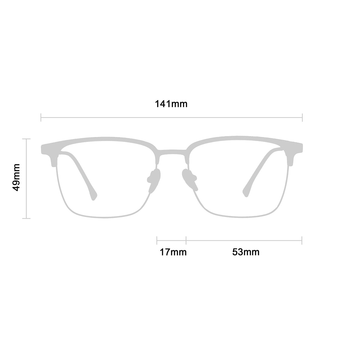 Markab Black silmälasikehykset