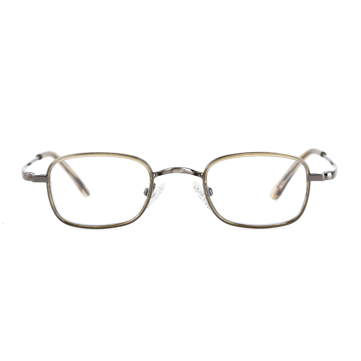 Minerva Olive Gunmetal silmälasikehykset