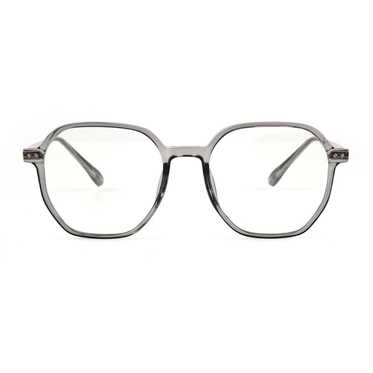 Pyxis Transparent Gray Silver silmälasikehykset